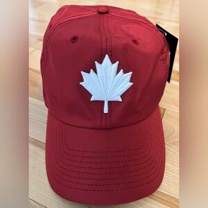 NWT CP Women’s Open Golf Canada Maple Leaf Hat Adjustable Red